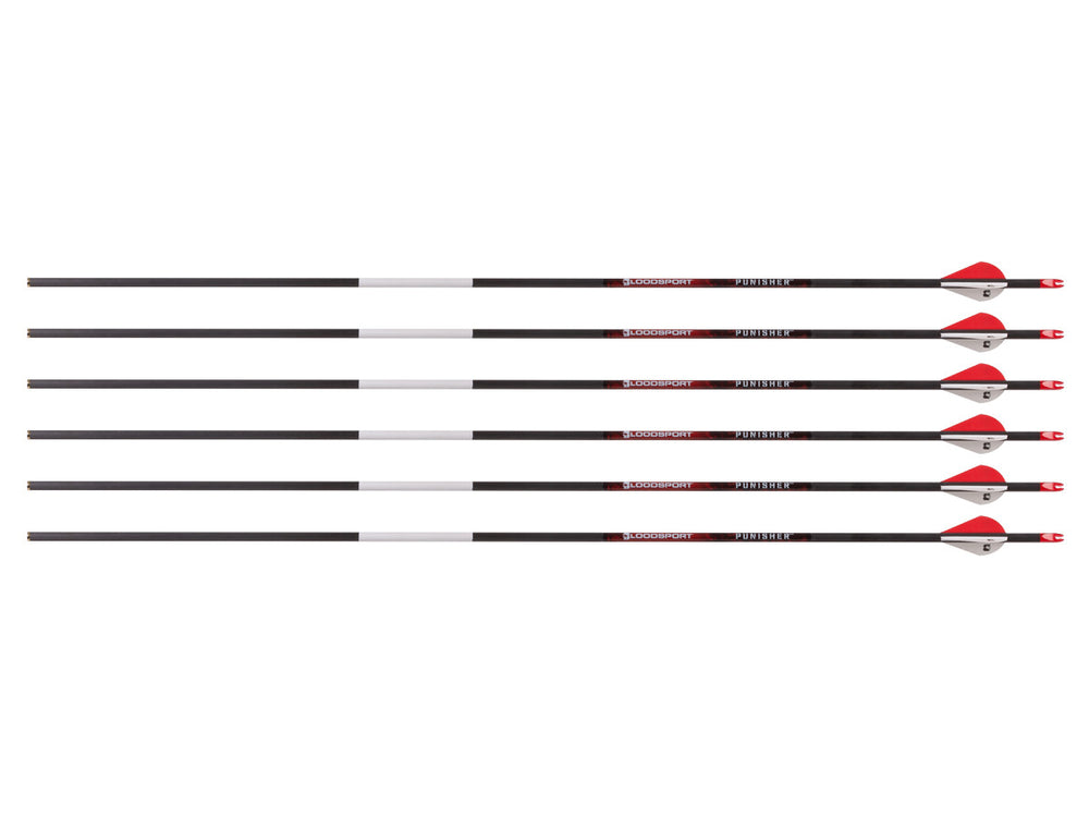 Bloodsport Punisher Arrow, 300 Spine, 6 Pack