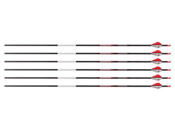 Bloodsport Punisher Arrow, 300 Spine, 6 Pack