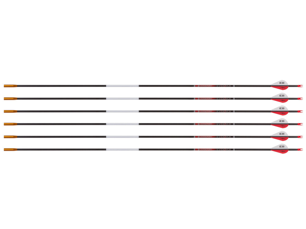 Bloodsport Evidence Arrow, 500 Spine, 6 Pack
