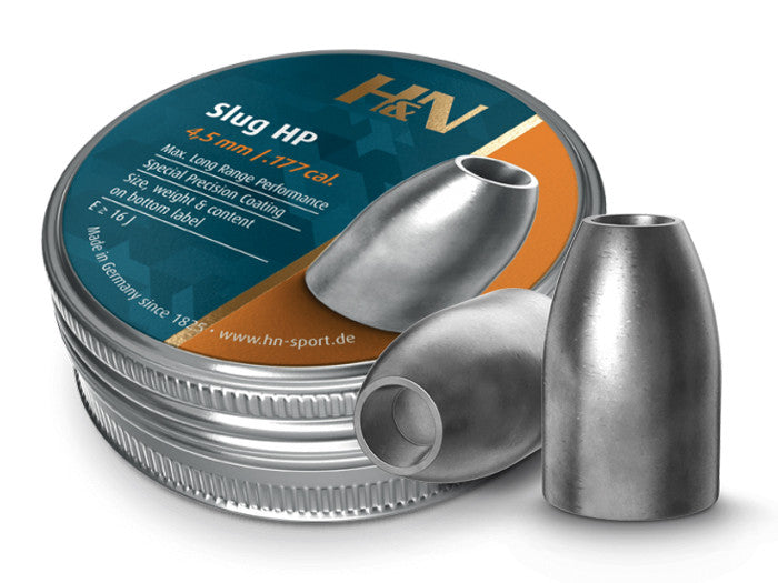 H&N Slug HP, .177 Cal, 10 Grains, Hollowpoint, 400ct