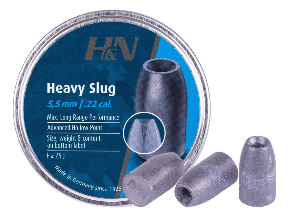 H&N Slug HP Heavy, .219 Cal, 35 Grains, Hollowpoint, 150ct