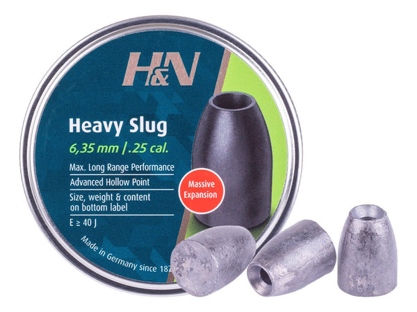 H&N Slug HP Heavy, .253 Cal, 38 Grains, Hollowpoint, 120ct
