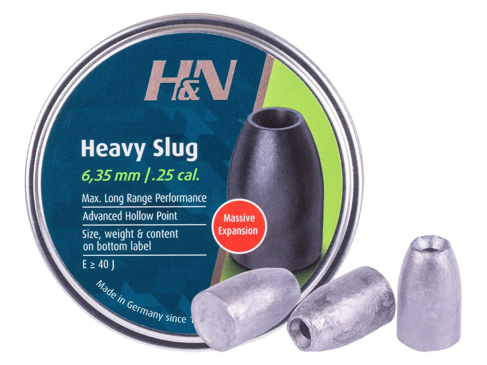 H&N Slug HP Heavy, .253 Cal, 48 Grains, Hollowpoint, 100ct