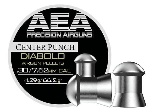 AEA Precision Center Punch Diabolo .30 Cal, 66.2gr, 100ct
