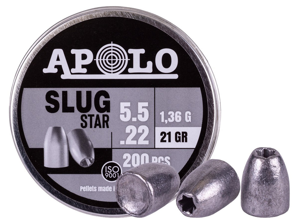 Apolo Slug Star .22 Cal, 21gr, 200ct