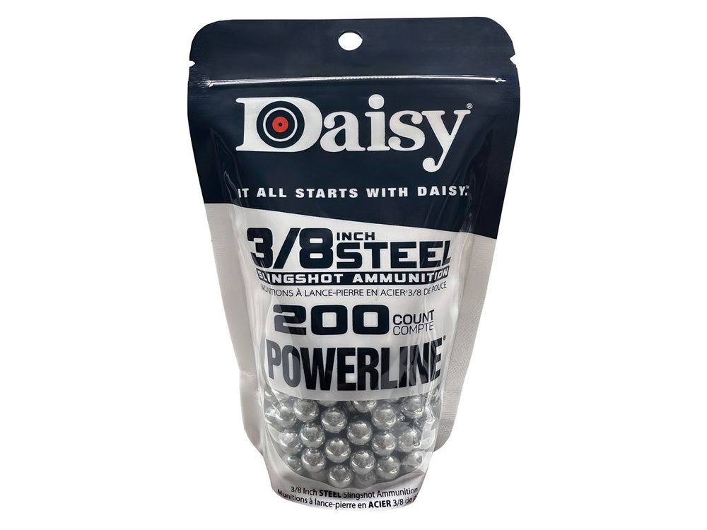 Daisy 3/8" Steel Slingshot Ammunition, 200ct .62
