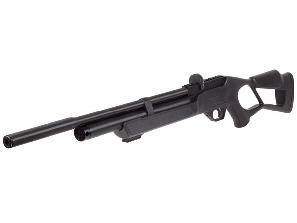 Hatsan Flash QE PCP Air Rifle, .22 Cal, Single-Shot, Synthetic, Bolt-Action