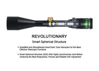 UTG 4-16x40 AO Rifle Scope, EZ-TAP, Illuminated Mil-Dot Reticle, 1/4 MOA, 1" Tube, See-Thru Weaver Rings - photo 10