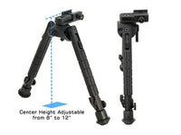 UTG Recon 360 TL Bipod, 8"-12" Center Height, Picatinny - photo 5