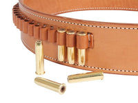 Western Justice Gun Belt, 48-52" Waist, .38-Cal Loops, 2.5" Wide, Natural Leather - photo 2