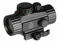 UTG 1x30mm Compact ITA Red/Green Circle Dot Sight, 1/2 MOA, Integral Quick-Detach Weaver/Picatinny Mount - photo 1