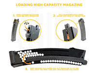 SIG Sauer Spring Airsoft Kit, MPX Rifle & P226 Pistol, 6mm, Single-Shot, Polymer - photo 2
