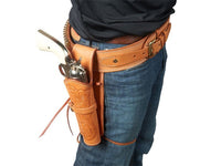 Western Justice Gun Belt, 48-52" Waist, .38-Cal Loops, 2.5" Wide, Natural Leather - photo 7