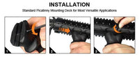 UTG New Gen Combat Foregrip, Finger Grooves, Black - photo 5
