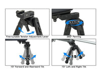 UTG Recon 360 TL Bipod, 5.5"-7.0" Center Height, Picatinny - photo 2