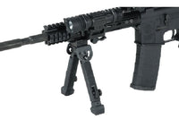 UTG Folding Metal Bipod, Quick-Detach, Rubber-Armored, Panning, Telescoping Legs - photo 4