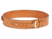 Western Justice Gun Belt, 48-52" Waist, .38-Cal Loops, 2.5" Wide, Natural Leather - photo 3