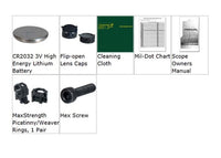 UTG 4-16x44 AO SWAT AccuShot Rifle Scope, EZ-TAP, Illuminated Mil-Dot Reticle, 1/4 MOA, 30mm Tube, See-Thru Weaver Rings - photo 13