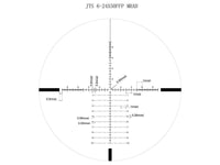 JTS 6-24x50 Shadow Series FFP Riflescope, .1 MRAD, 30mm Tube - photo 7