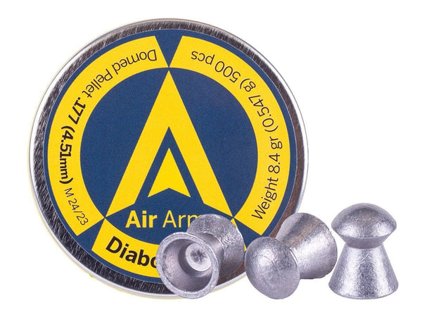 Air Arms Diabolo Field .177 Cal, 4.51mm, 8.44 Grains, Domed, 500ct