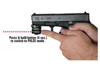 UTG Sub-Compact Red Laser, Solid Dot/Strobe Modes, Integral Picatinny Mount - photo 7