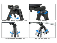 UTG Bipod, Heavy Duty Recon 360 - photo 5