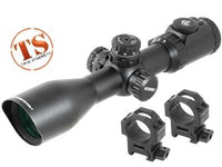 Leapers UTG 4-16x44 AO Accushot SWAT Rifle Scope, EZ-TAP, Illuminated Mil-Dot Reticle, 1/4 MOA, 30mm Tube, Lever-Lock Weaver Rings - photo 1