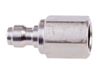 Air Venturi Male Quick-Disconnect, 1/8" BSPP Female Threads, Steel, Rated to 5000 PSI, Incl. Delrin Seal - photo 2
