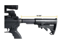 UTG PRO 6-Position Mil-Spec Stock Assembly, Made in USA, Black - photo 6