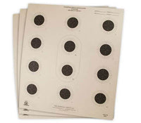 National Target Air Rifle Target, 12 Bullseye, 100 ct - photo 1